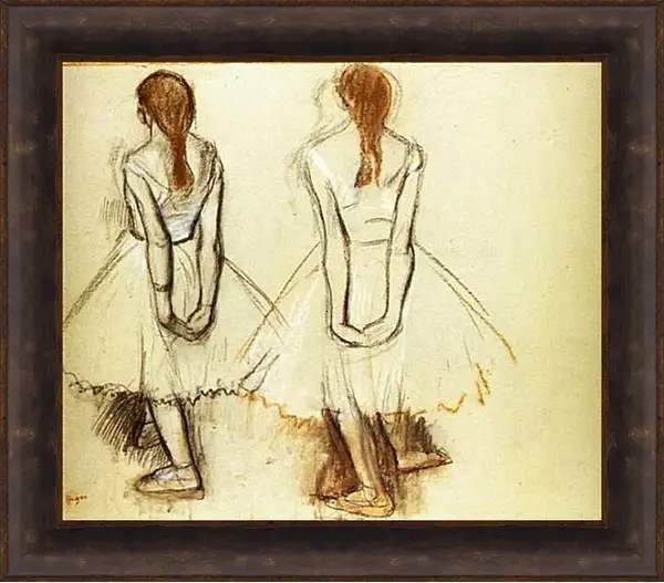 Картина в раме - Etude pour la Petite danseuse de quatorze ans. Эдгар Дега Картина в раме - Etude pour la Petite danseuse de quatorze ans. Эдгар Дега