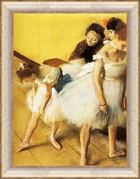 Картина в раме - Examen de Danse, Danseuses a leur toilette. Эдгар Дега Картина в раме - Examen de Danse, Danseuses a leur toilette. Эдгар Дега
