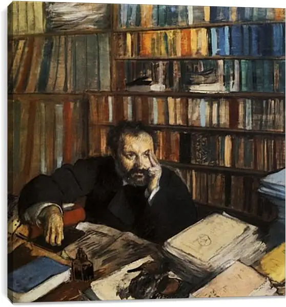 Постер на подрамнике - Edmond Duranty Gouache. Эдгар Дега Постер на подрамнике - Edmond Duranty Gouache. Эдгар Дега