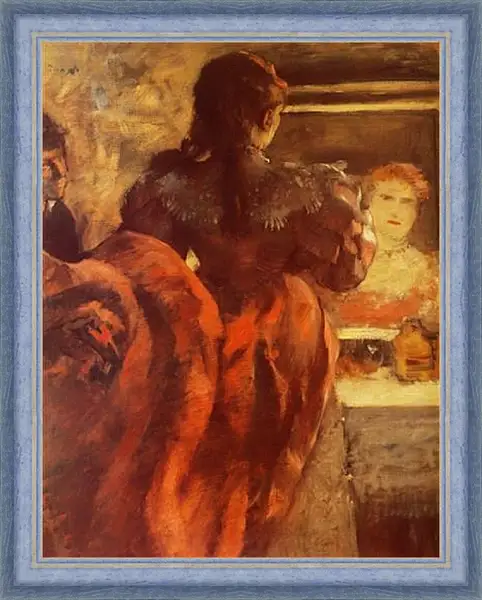 Картина в раме - Danseuse dans sa loge. Эдгар Дега Картина в раме - Danseuse dans sa loge. Эдгар Дега