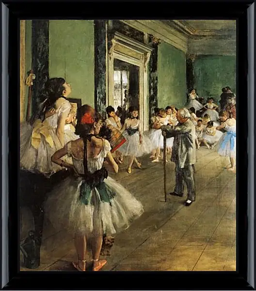 Картина в раме - La Classe de Danse. Эдгар Дега Картина в раме - La Classe de Danse. Эдгар Дега