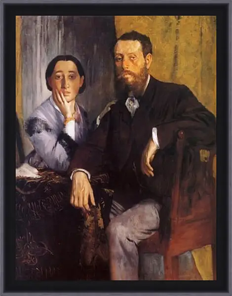 Картина в раме - Edmond et Therese Morbill. Эдгар Дега Картина в раме - Edmond et Therese Morbill. Эдгар Дега