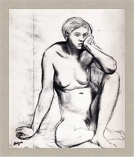 Картина в раме - Etude pour Scene de guerre au Moyen Age Dessin Crayon noir. Эдгар Дега Картина в раме - Etude pour Scene de guerre au Moyen Age Dessin Crayon noir. Эдгар Дега