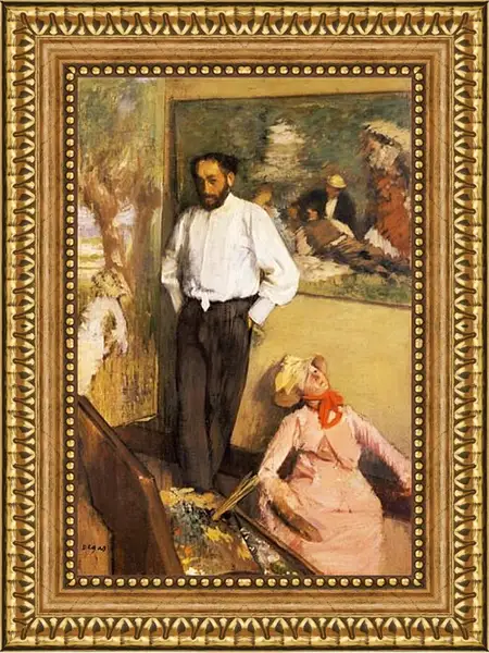 Картина в раме - Artiste dans son atelier. Эдгар Дега Картина в раме - Artiste dans son atelier. Эдгар Дега