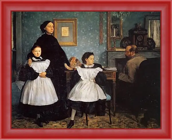 Картина в раме - La Famille Bellelli. Эдгар Дега Картина в раме - La Famille Bellelli. Эдгар Дега