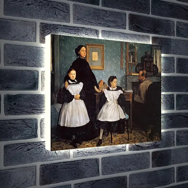 Лайтбокс световая панель - La Famille Bellelli. Эдгар Дега Лайтбокс световая панель - La Famille Bellelli. Эдгар Дега