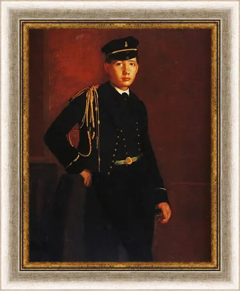 Картина в раме - Achille de Gas en aspirant de marine. Эдгар Дега Картина в раме - Achille de Gas en aspirant de marine. Эдгар Дега