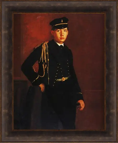 Картина в раме - Achille de Gas en aspirant de marine. Эдгар Дега Картина в раме - Achille de Gas en aspirant de marine. Эдгар Дега