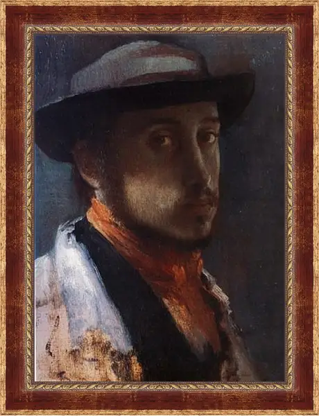 Картина в раме - Degas au chapeau moi. Эдгар Дега Картина в раме - Degas au chapeau moi. Эдгар Дега