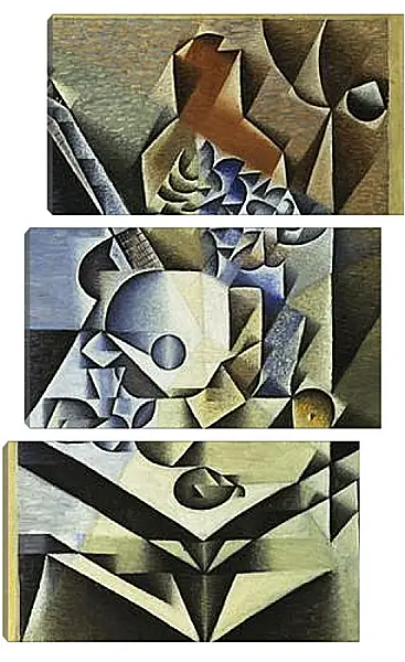 Модульная картина - Still Life with Flowers. Хуан Грис Модульная картина - Still Life with Flowers. Хуан Грис