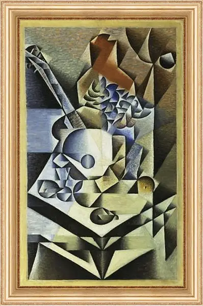 Картина в раме - Still Life with Flowers. Хуан Грис Картина в раме - Still Life with Flowers. Хуан Грис