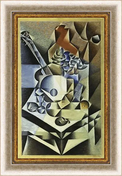 Картина в раме - Still Life with Flowers. Хуан Грис Картина в раме - Still Life with Flowers. Хуан Грис