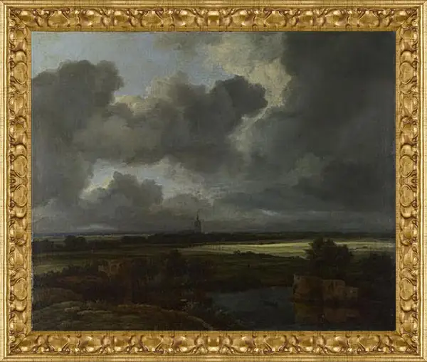 Картина в раме - An Extensive Landscape with Ruins. Якоб ван Рейсдал Картина в раме - An Extensive Landscape with Ruins. Якоб ван Рейсдал