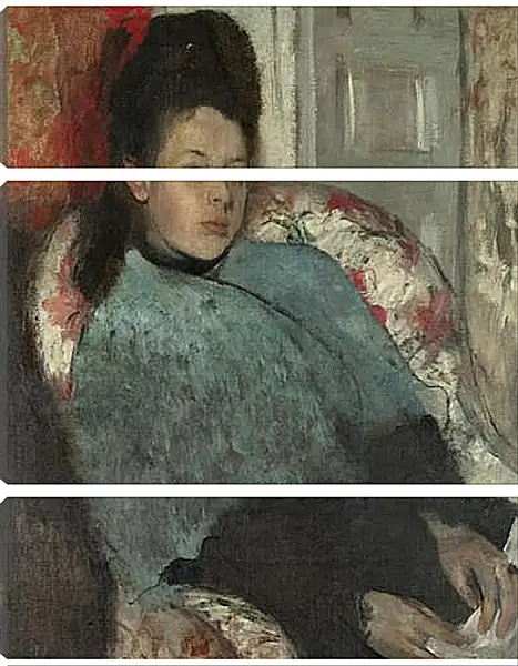 Модульная картина - Portrait of Elena Carafa. Эдгар Дега Модульная картина - Portrait of Elena Carafa. Эдгар Дега