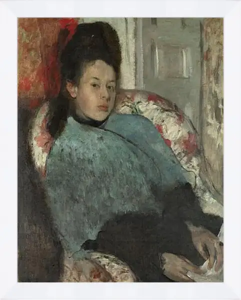 Картина в раме - Portrait of Elena Carafa. Эдгар Дега Картина в раме - Portrait of Elena Carafa. Эдгар Дега