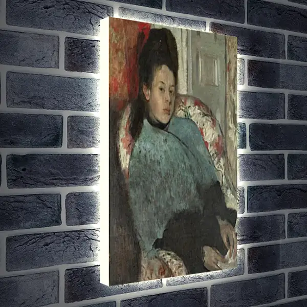 Лайтбокс световая панель - Portrait of Elena Carafa. Эдгар Дега Лайтбокс световая панель - Portrait of Elena Carafa. Эдгар Дега