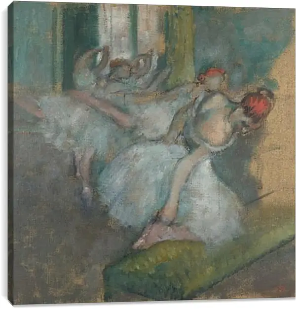 Постер на подрамнике - Ballet Dancers. Эдгар Дега Постер на подрамнике - Ballet Dancers. Эдгар Дега