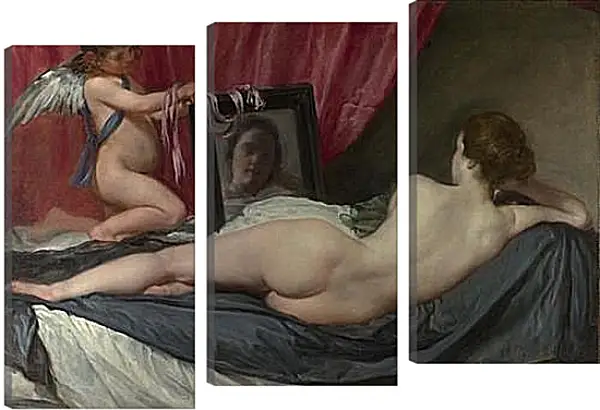 Модульная картина - The Toilet of Venus (The Rokeby Venus) Диего Веласкес Модульная картина - The Toilet of Venus (The Rokeby Venus) Диего Веласкес