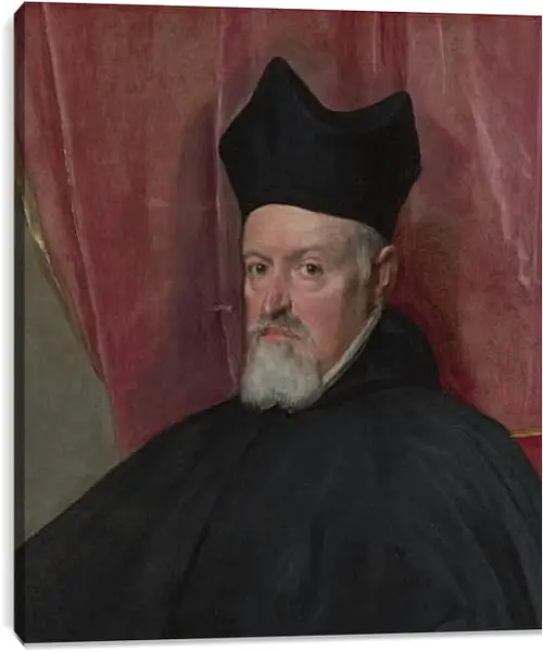 Постер на подрамнике - Portrait of Archbishop Fernando de Valdes. Диего Веласкес Постер на подрамнике - Portrait of Archbishop Fernando de Valdes. Диего Веласкес
