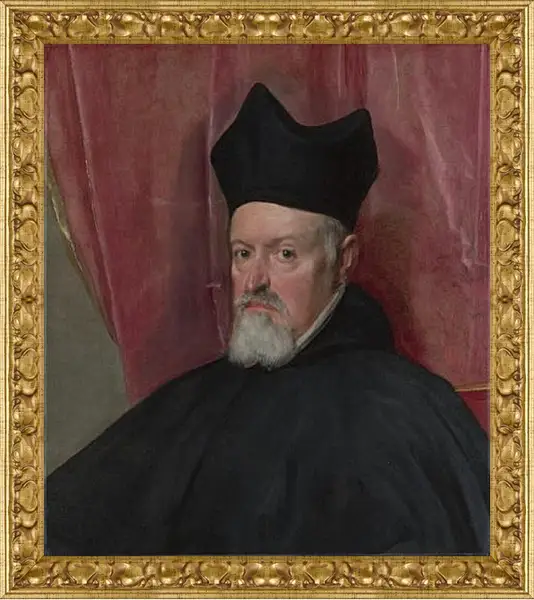 Картина в раме - Portrait of Archbishop Fernando de Valdes. Диего Веласкес Картина в раме - Portrait of Archbishop Fernando de Valdes. Диего Веласкес