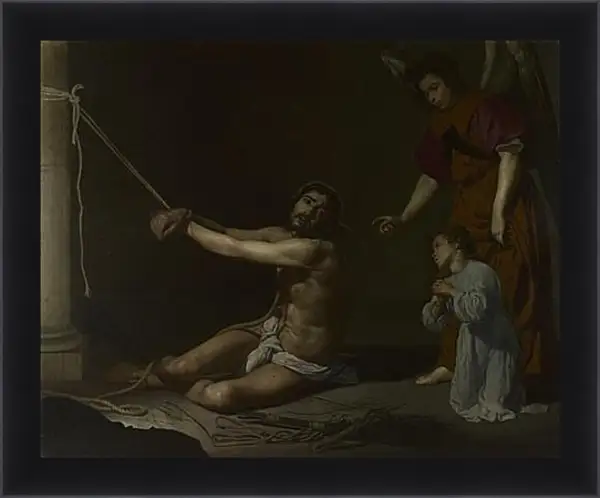 Картина в раме - Christ After the Flagellation. Диего Веласкес Картина в раме - Christ After the Flagellation. Диего Веласкес