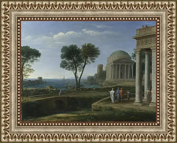 Картина в раме - Landscape with Aeneas at Delos. Лоррен Клод Картина в раме - Landscape with Aeneas at Delos. Лоррен Клод