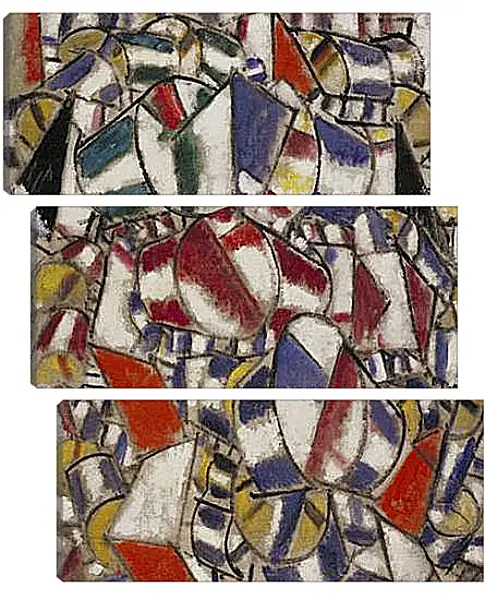 Модульная картина - Contrast of Forms. (Контраст форм) Фернан Леже Модульная картина - Contrast of Forms. (Контраст форм) Фернан Леже