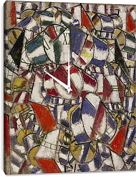 Часы картина - Contrast of Forms. (Контраст форм) Фернан Леже Часы картина - Contrast of Forms. (Контраст форм) Фернан Леже