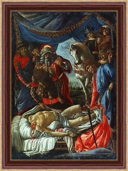 Картина в раме - The Discovery of the Murder of Holofernes. Сандро Боттичелли Картина в раме - The Discovery of the Murder of Holofernes. Сандро Боттичелли