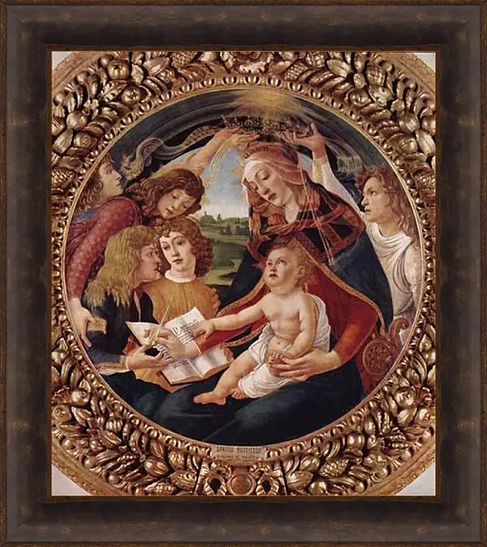 Картина в раме - Madonna with Christ Child. Сандро Боттичелли Картина в раме - Madonna with Christ Child. Сандро Боттичелли