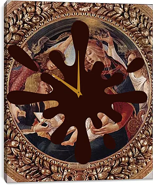 Часы картина - Madonna with Christ Child. Сандро Боттичелли Часы картина - Madonna with Christ Child. Сандро Боттичелли