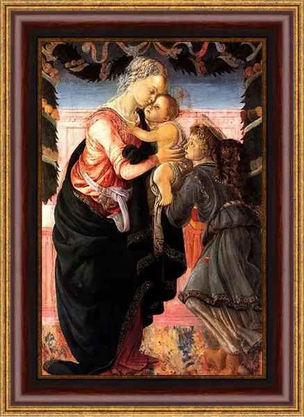 Картина в раме - Madonna with child and an angel. Сандро Боттичелли Картина в раме - Madonna with child and an angel. Сандро Боттичелли