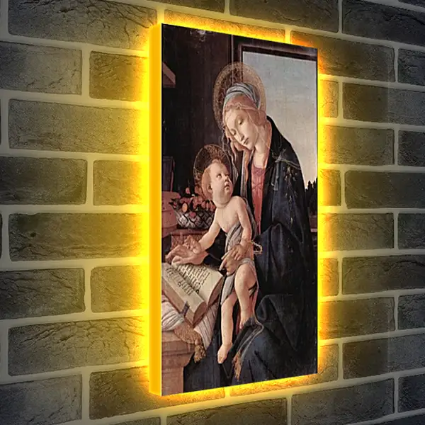 Лайтбокс световая панель - Madonna of the Book. Сандро Боттичелли Лайтбокс световая панель - Madonna of the Book. Сандро Боттичелли