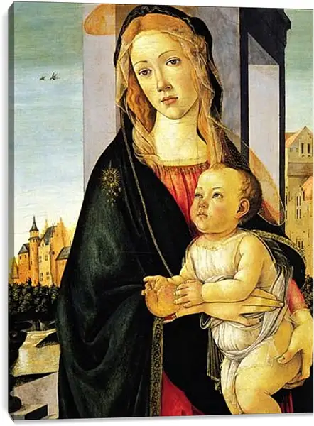 Постер на подрамнике - Madonna (10) Сандро Боттичелли Постер на подрамнике - Madonna (10) Сандро Боттичелли