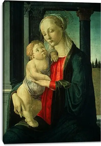 Постер на подрамнике - Madonna (8) Сандро Боттичелли Постер на подрамнике - Madonna (8) Сандро Боттичелли