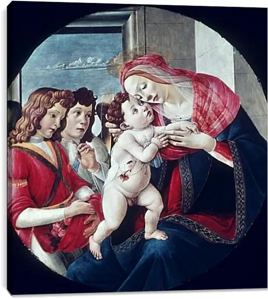 Постер на подрамнике - Madonna (4) Сандро Боттичелли Постер на подрамнике - Madonna (4) Сандро Боттичелли