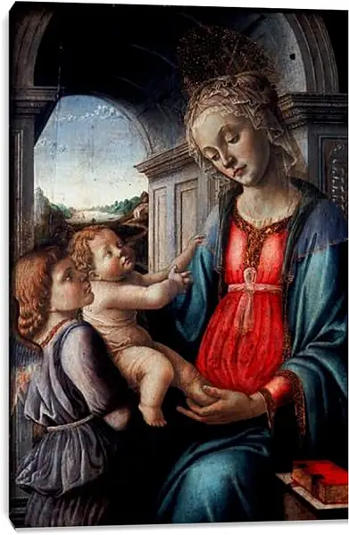 Постер на подрамнике - Madonna (2) Сандро Боттичелли Постер на подрамнике - Madonna (2) Сандро Боттичелли