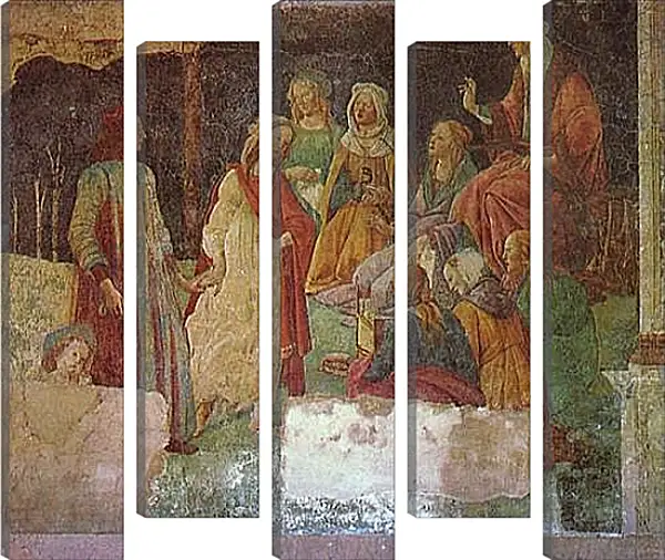 Модульная картина - Lorenzo Tornabuoni before Allegorien sieve free arts (fragment) Сандро Боттичелли Модульная картина - Lorenzo Tornabuoni before Allegorien sieve free arts (fragment) Сандро Боттичелли