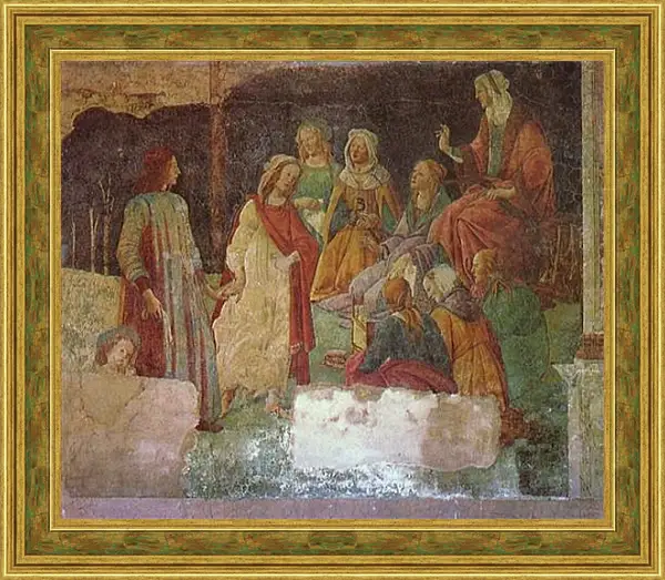 Картина в раме - Lorenzo Tornabuoni before Allegorien sieve free arts (fragment) Сандро Боттичелли Картина в раме - Lorenzo Tornabuoni before Allegorien sieve free arts (fragment) Сандро Боттичелли