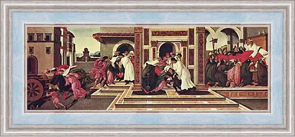 Картина в раме - Last Miracle and the Death of Zenobius. Сандро Боттичелли Картина в раме - Last Miracle and the Death of Zenobius. Сандро Боттичелли