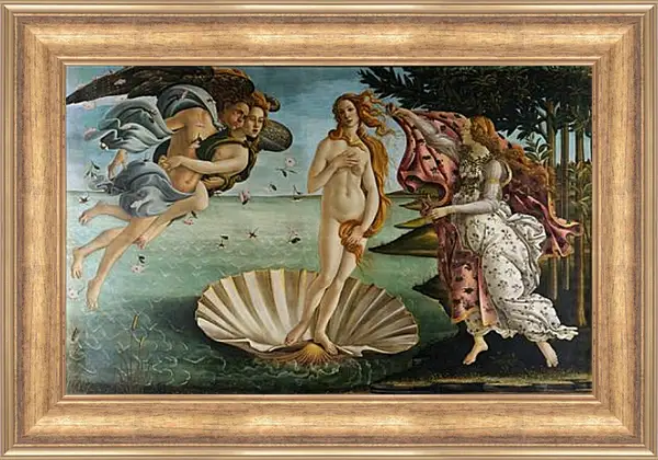Картина в раме - Birth of Venus. Сандро Боттичелли Картина в раме - Birth of Venus. Сандро Боттичелли