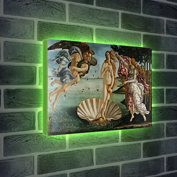 Лайтбокс световая панель - Birth of Venus. Сандро Боттичелли Лайтбокс световая панель - Birth of Venus. Сандро Боттичелли