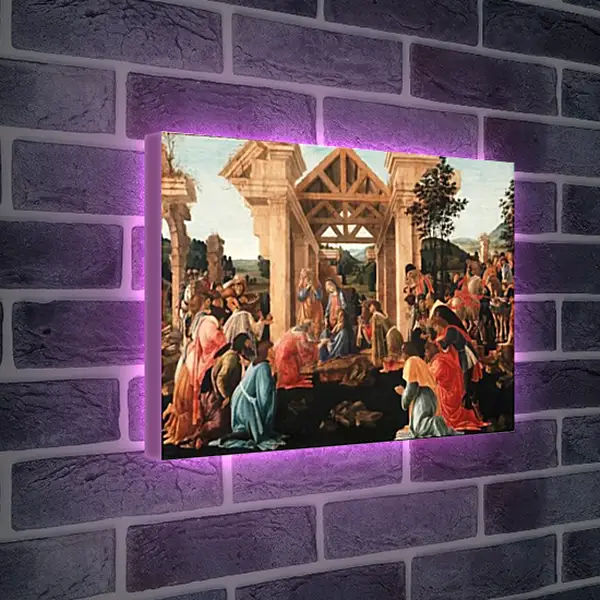Лайтбокс световая панель - Birth of jesus (2) Сандро Боттичелли Лайтбокс световая панель - Birth of jesus (2) Сандро Боттичелли