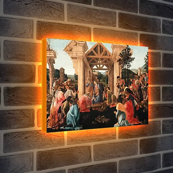 Лайтбокс световая панель - Birth of jesus (2) Сандро Боттичелли Лайтбокс световая панель - Birth of jesus (2) Сандро Боттичелли