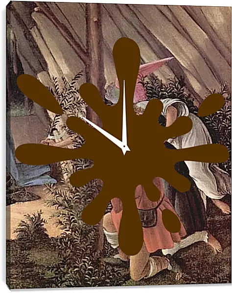 Часы картина - Birth Christi Mysti birth (detail2) Сандро Боттичелли Часы картина - Birth Christi Mysti birth (detail2) Сандро Боттичелли