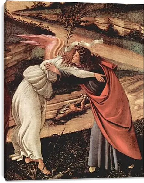 Постер на подрамнике - Birth Christi Mysti birth (detail) Сандро Боттичелли Постер на подрамнике - Birth Christi Mysti birth (detail) Сандро Боттичелли