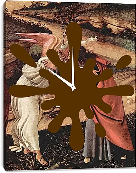 Часы картина - Birth Christi Mysti birth (detail) Сандро Боттичелли Часы картина - Birth Christi Mysti birth (detail) Сандро Боттичелли
