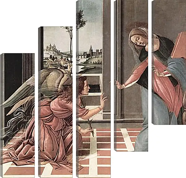 Модульная картина - Annunciation. Сандро Боттичелли Модульная картина - Annunciation. Сандро Боттичелли