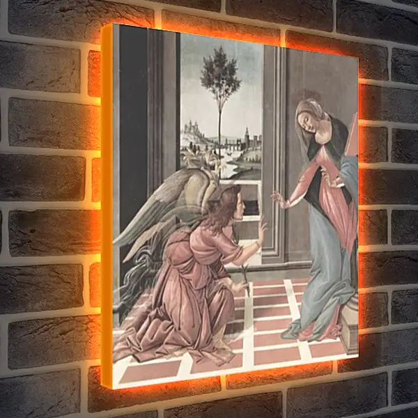 Лайтбокс световая панель - Annunciation. Сандро Боттичелли Лайтбокс световая панель - Annunciation. Сандро Боттичелли