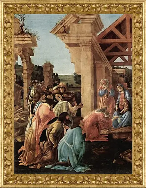 Картина в раме - Adoration of the kings Washington (detail2) Сандро Боттичелли Картина в раме - Adoration of the kings Washington (detail2) Сандро Боттичелли